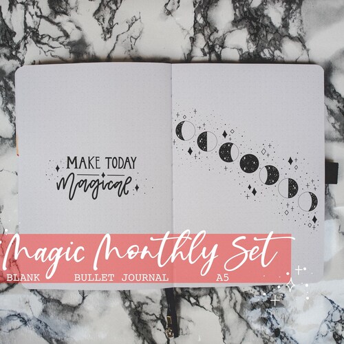 Bullet Journal Printable Set for Journal or Planner Any - Etsy