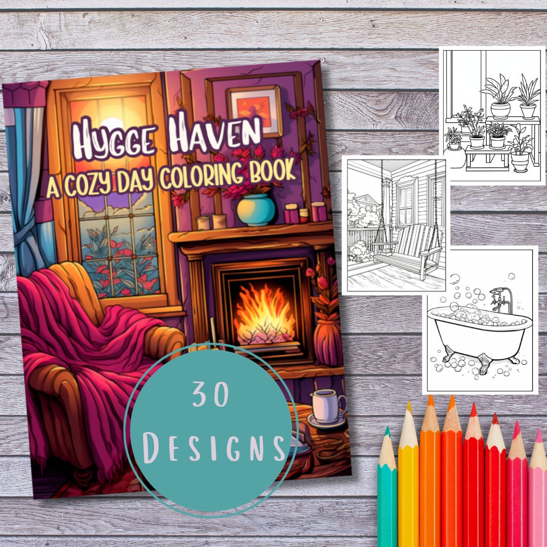 Interior Coloring Page, Adult Colouring Book, Cats & Plants, Aesthetic  Room, Dream Home, Bohemian Interior, Boho, Nordic, Hygge 