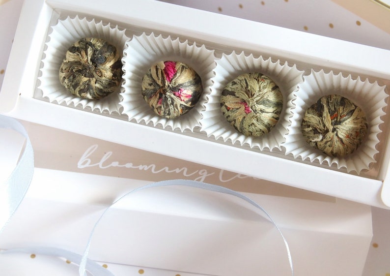 Blooming Tea, Flowering Teas, Green Tea, Jasmine Tea, Tea Gift Set, Berry Tea,blooming teas, gift teas, tea set, Tea box, tea balls, teas image 3