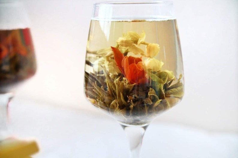 Blooming Tea, Flowering Teas, Green Tea, Jasmine Tea, Tea Gift Set, Berry Tea,blooming teas, gift teas, tea set, Tea box, tea balls, teas image 5