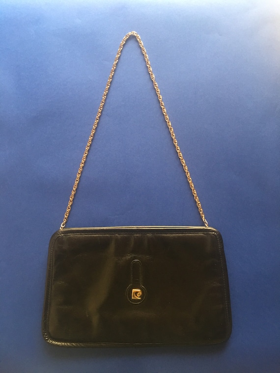 Pierre Cardin Vintage Black Leather Clutch for Women by Pierre Cardin Etsy Ireland