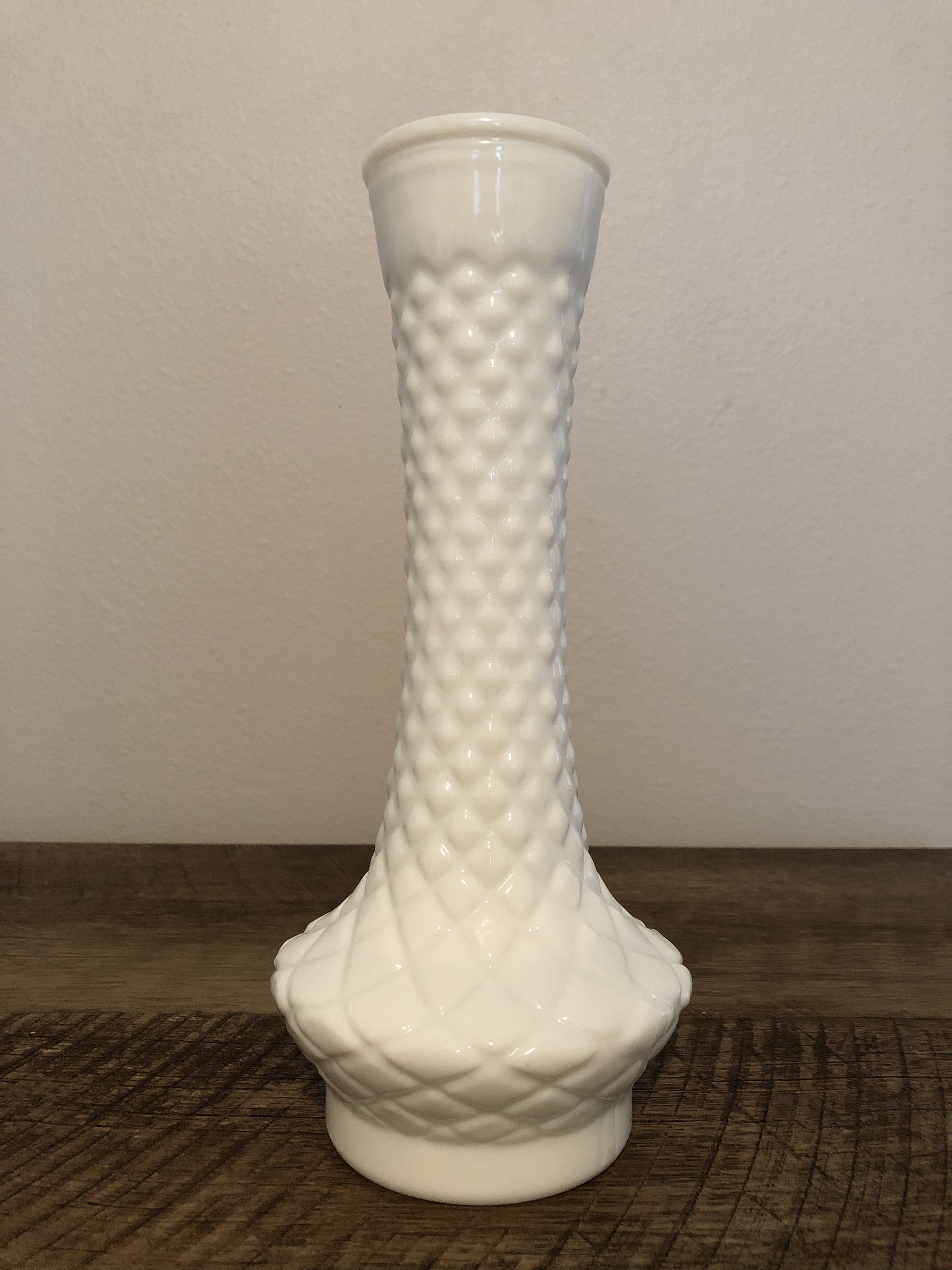 Milk Glass Bud Vases Etsy