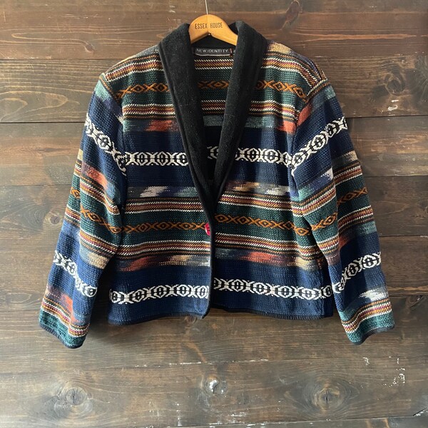 Southwestern Blanket Jacket L/XL