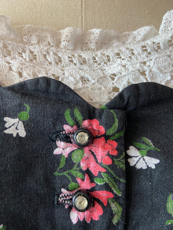 Vintage 50’s floral country dress / novelty print… - image 3