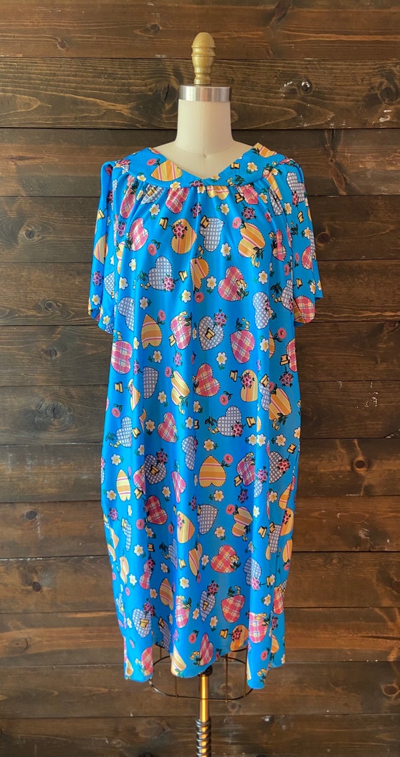 Vintage 90’s gardencore muumuu / gardening smock … - image 2