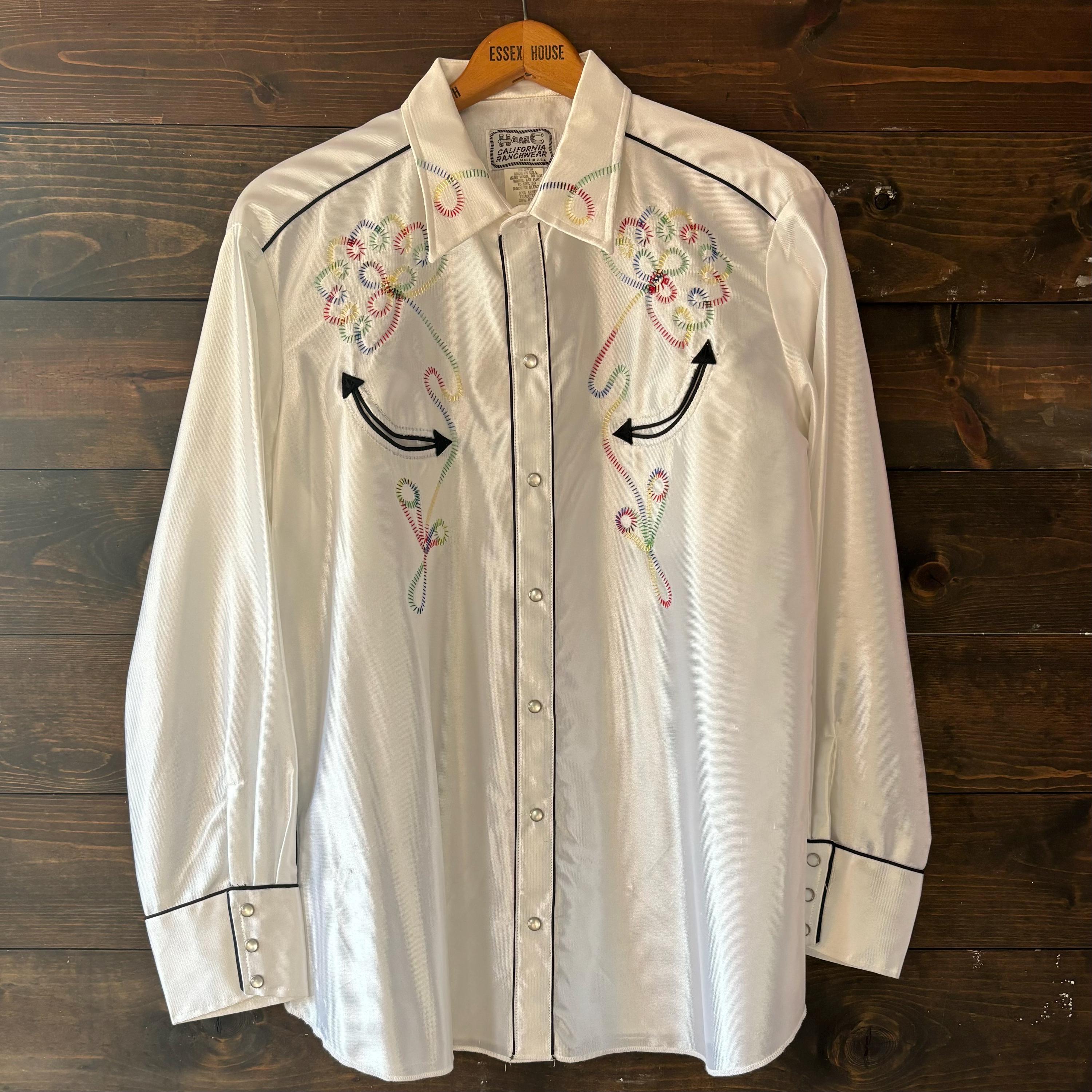 70s Satin Western Shirt - Etsy