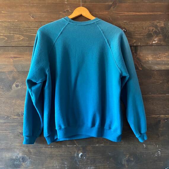 Vintage 80’s cottagecore sweatshirt / quilted wat… - image 2