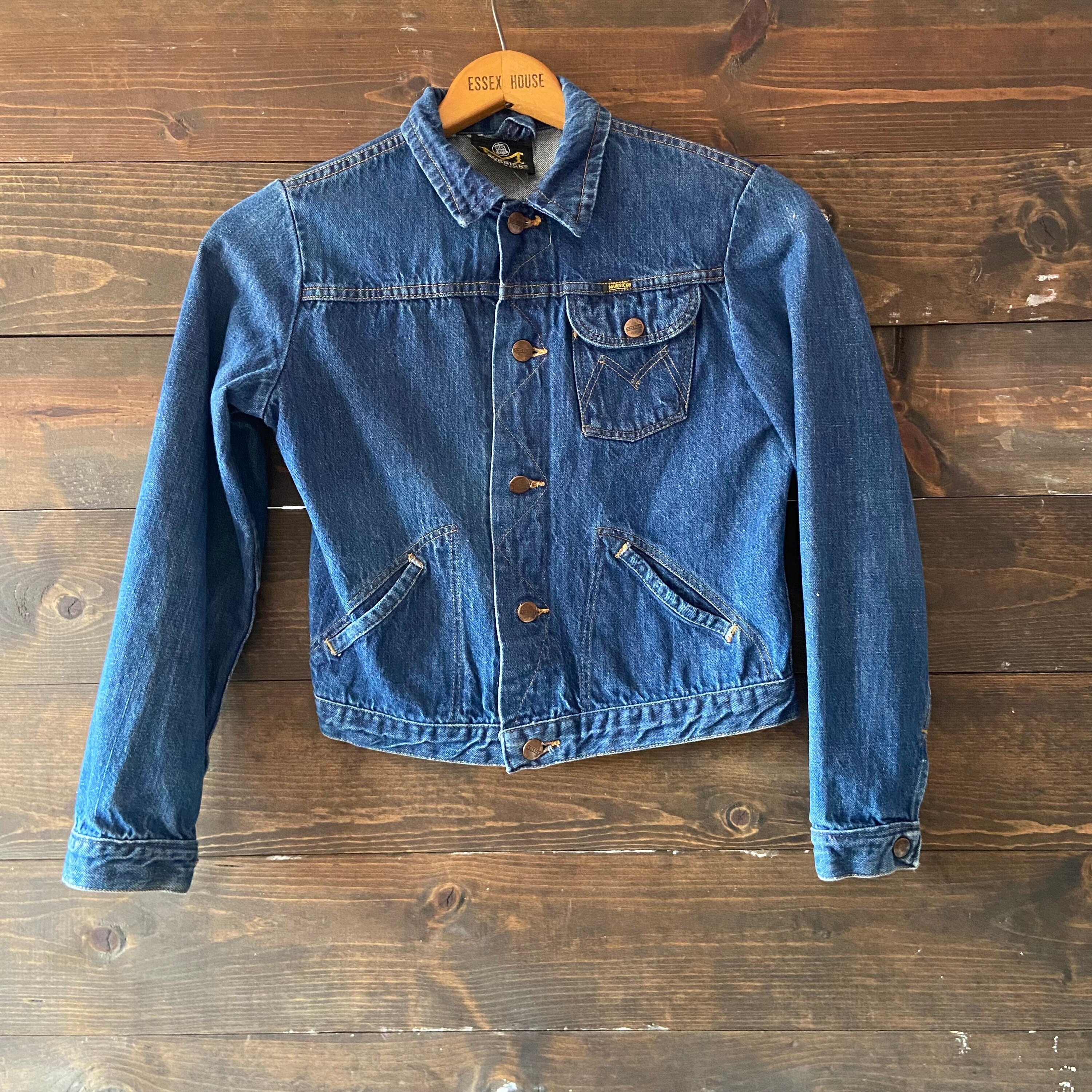 Vintage 60's Embroidered Denim Jacket / Maverick by Blue