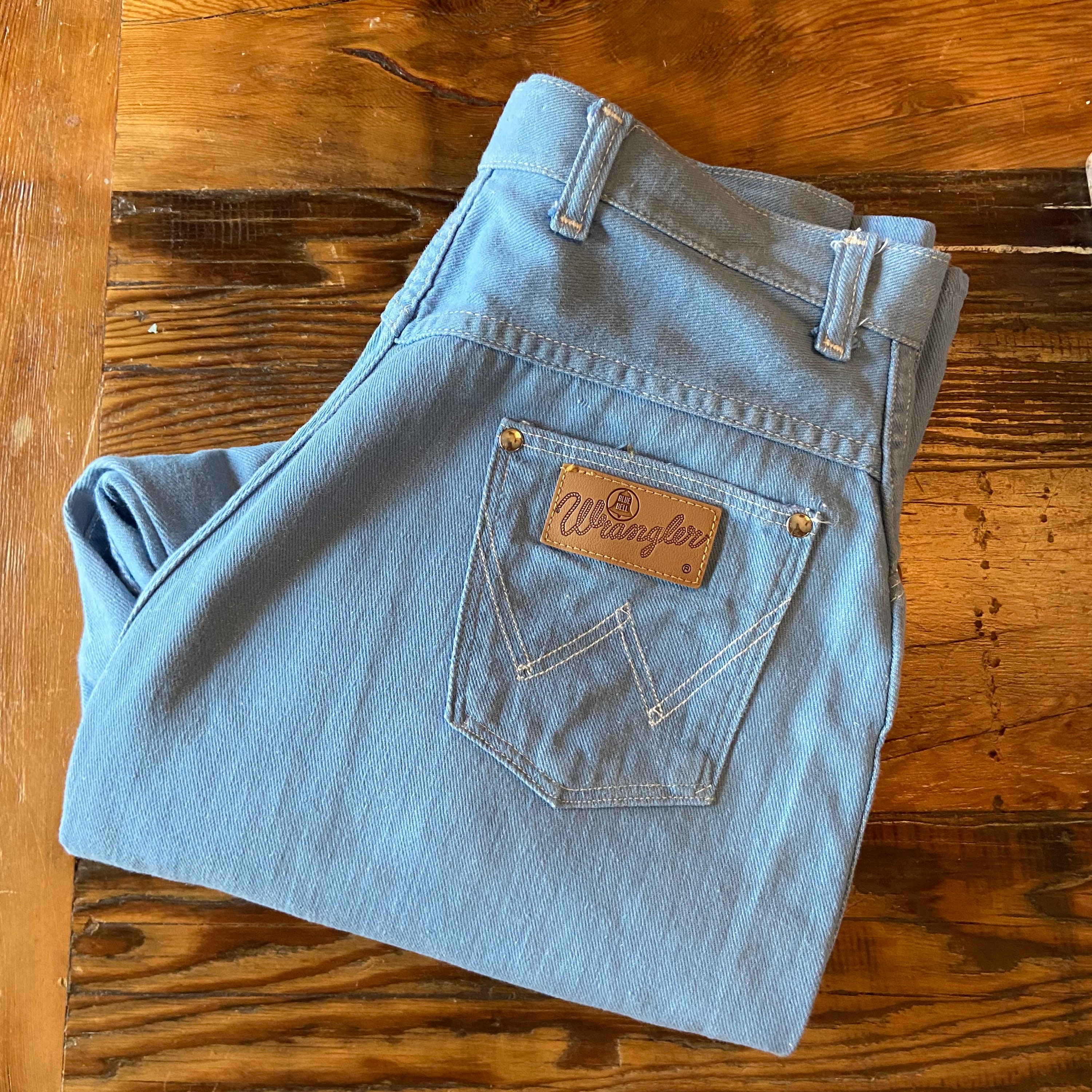 Vintage 50s 60s Wrangler Blue Bell Jeans / Light Blue Ladies - Etsy