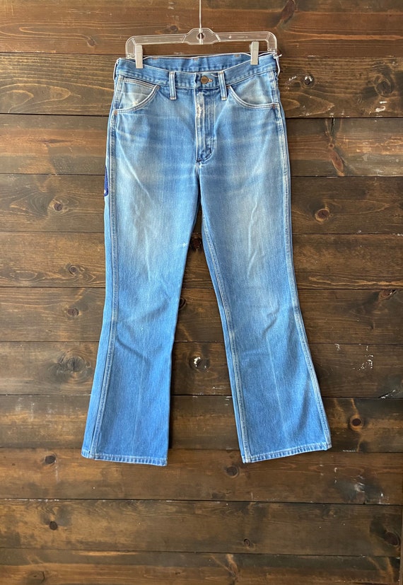 Vintage Wrangler 945 Bootcut Jeans / Sailor Patch / Medium - Etsy