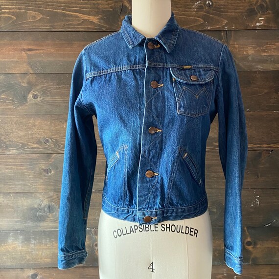 Vintage 60's Embroidered Denim Jacket / Maverick by Blue
