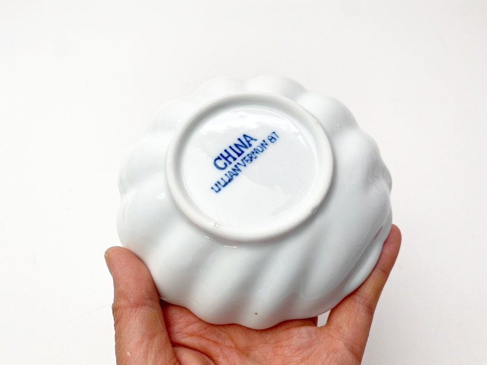 Vintage Porcelain Soap Dish Zero Waste White Scallop Etsy