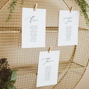 Baby Shower Seating Chart Small Cards INSTANT DOWNLOAD, Editable pdf, Seating Plan, Hanging Cards, Seating Chart, Find Your Seat PBS015