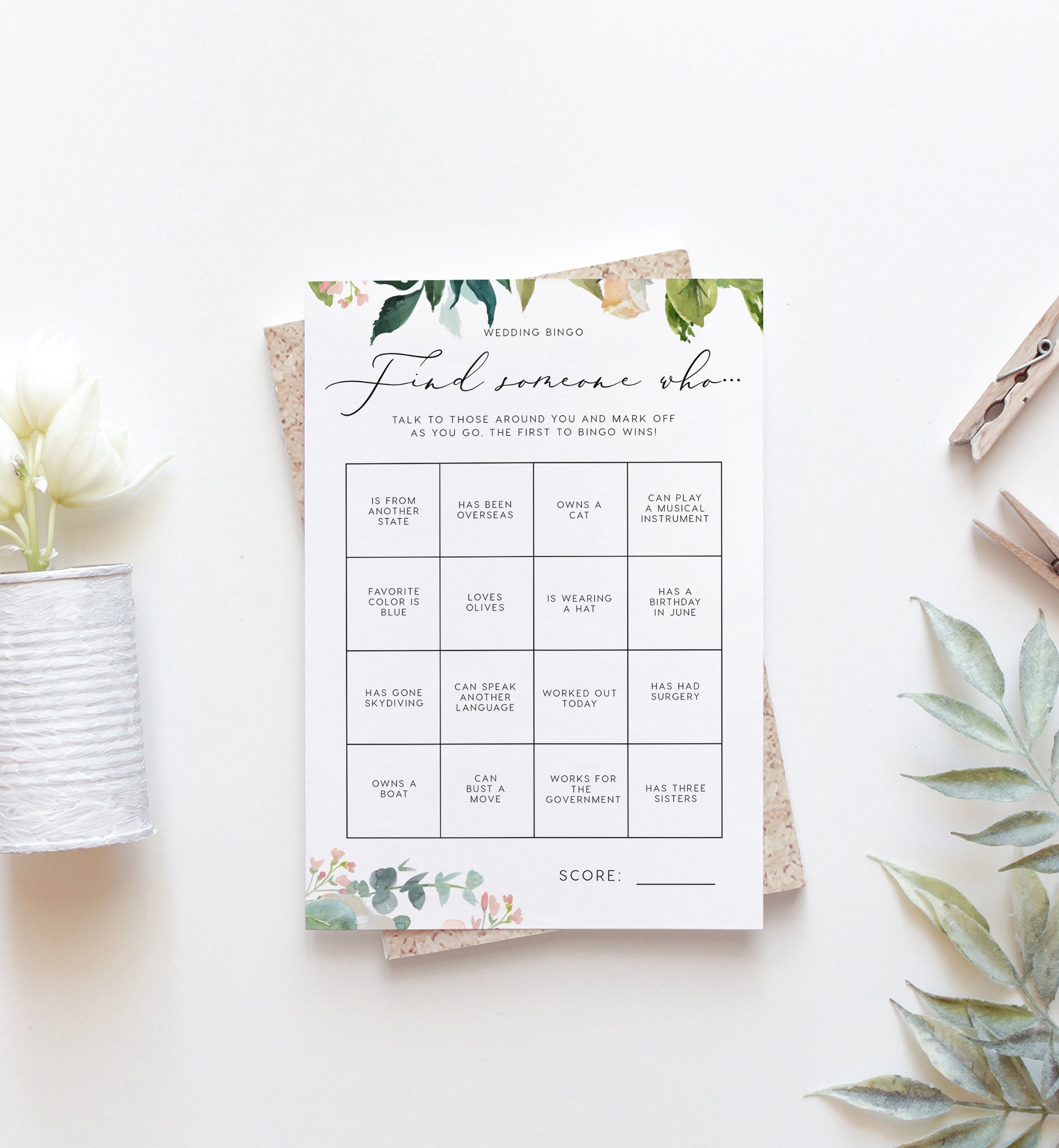 Wedding Table Games Bundle INSTANT DOWNLOAD Value Game Etsy