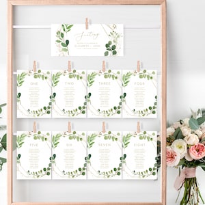 Baby Shower Seating Chart Small Cards INSTANT DOWNLOAD, Editable pdf, Seating Plan, Hanging Cards, Seating Chart, Find Your Seat PBS020