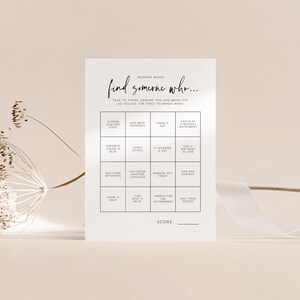 Encuentra a alguien que juegue DESCARGA INSTANTE, Juegos de despedida de soltera de bingo nupcial, tarjeta de juego, juegos de despedida de soltera, noche de gallinas, juego de bingo Say - PEO051