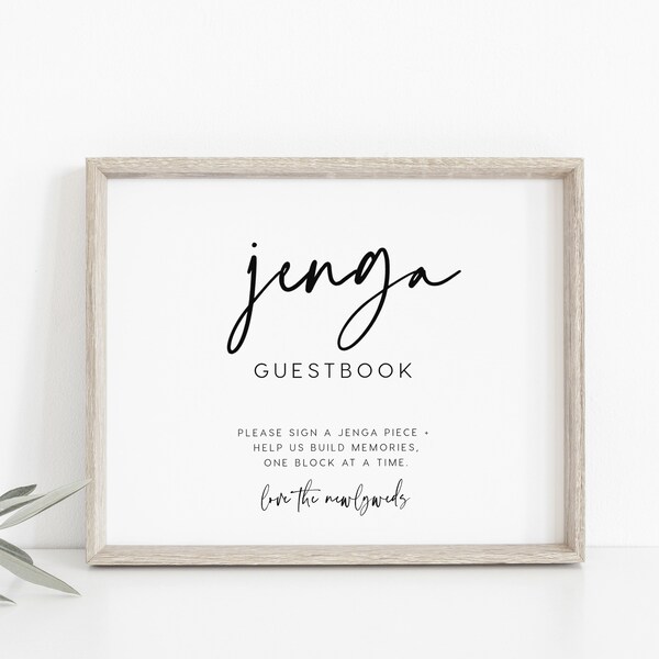 Sign a Jenga Piece - Etsy