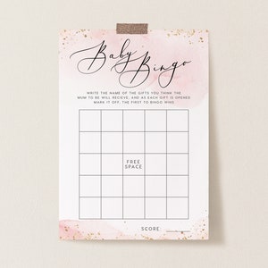 Juegos de Baby Shower DESCARGA INSTANTE Baby Bingo, juego de adivinanzas, Juegos imprimibles, Juegos de baby shower para niños y niñas Tarjetas de juego - PBS001