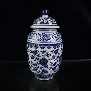 China Jingdezhen ceramic basin, ancient hand-painted blue and white