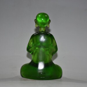 Buddha statue, pure hand-made colored glaze into Buddha statue image 7