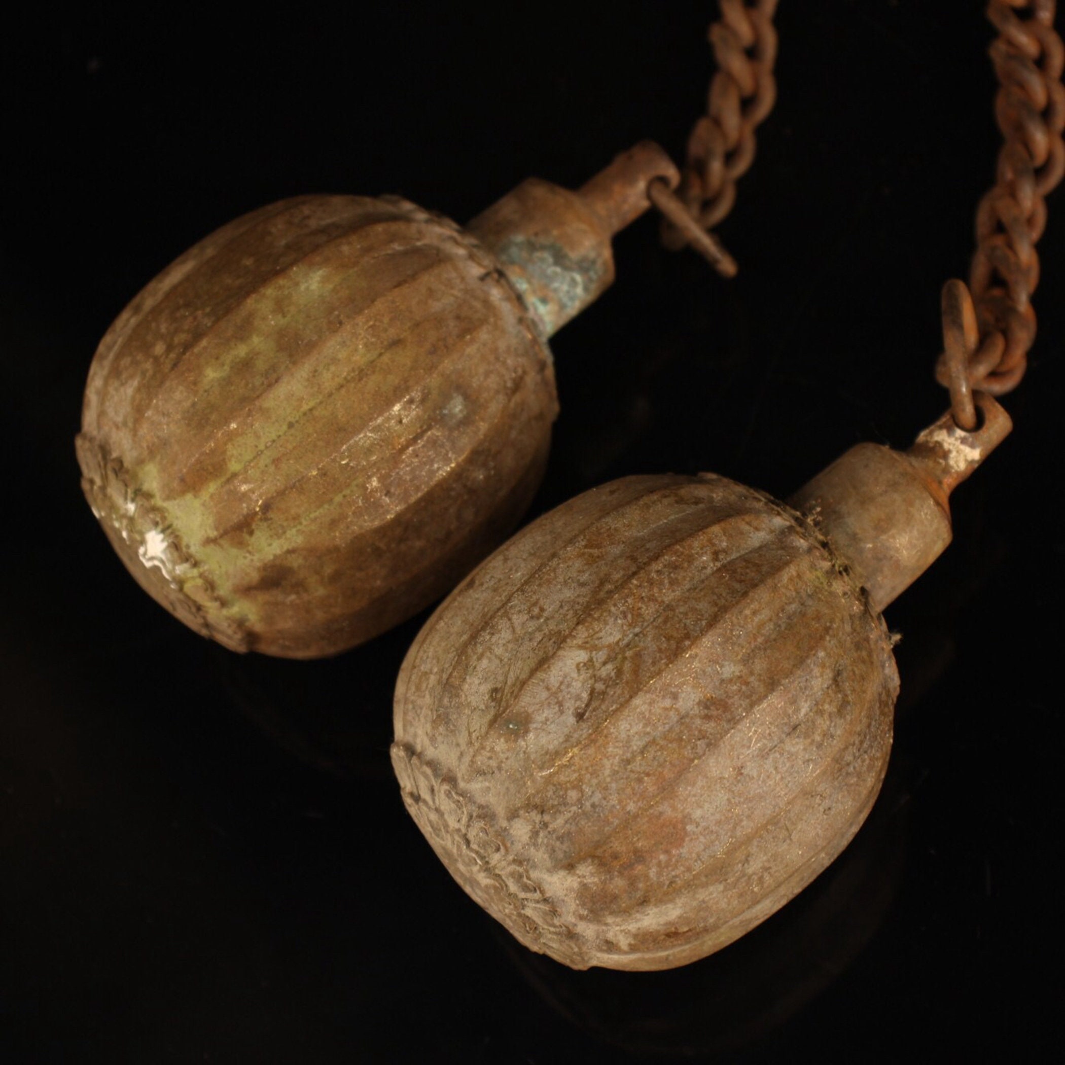 Meteor Hammer Pure Copper Meteor Hammer Weapon Pair.wn Etsy