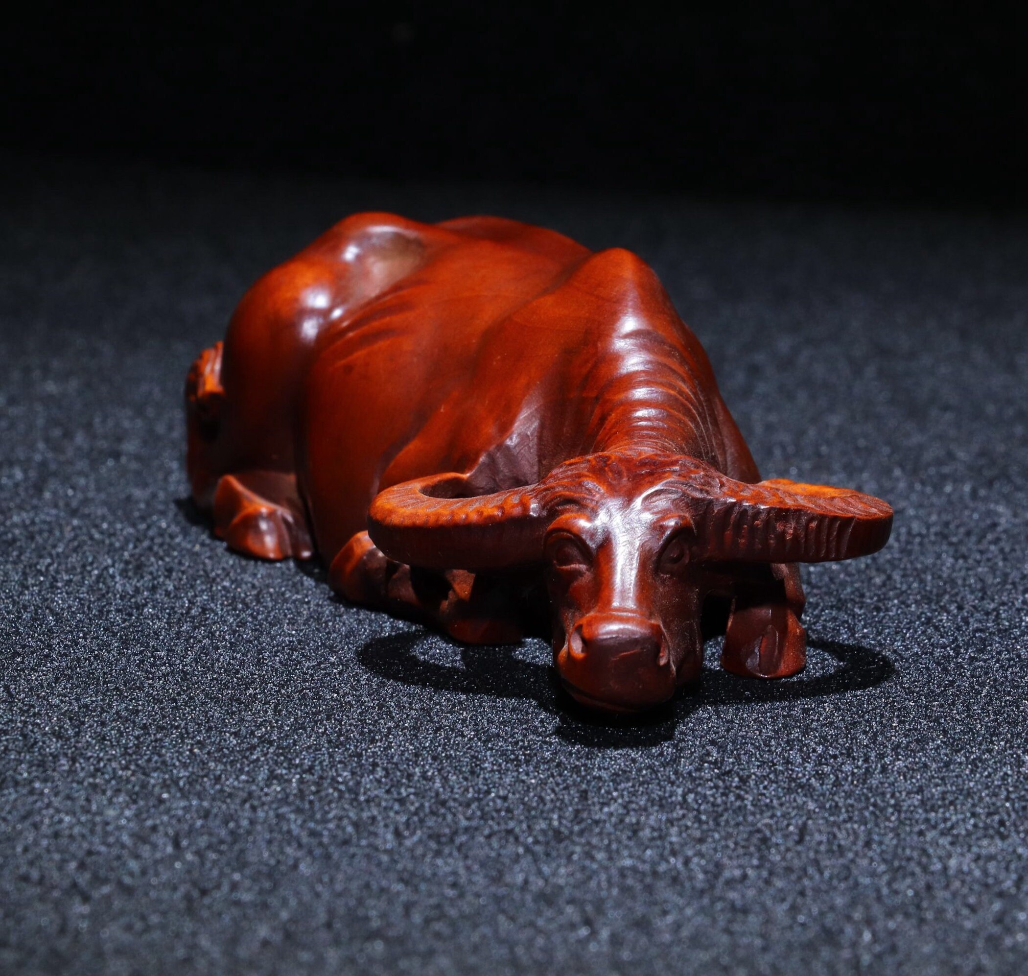 Collection of Chinese Antique Boxwood Carved Ox Ox Statue.nn Etsy
