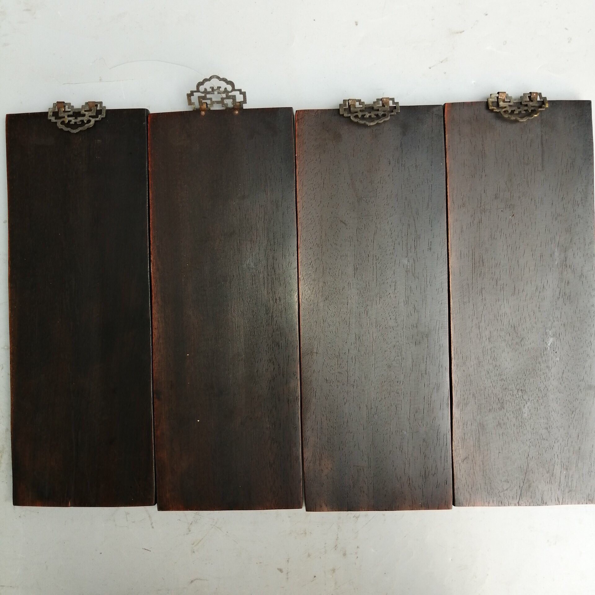 Alte Ebenholz hängen Bildschirm Bildschirm Ornamente antike | Etsy