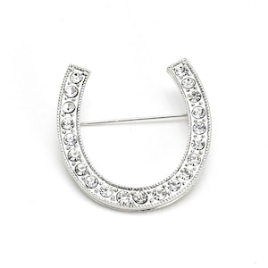 Horse Shoe Brooch in Silver or Gold - Includes delivery in AU
