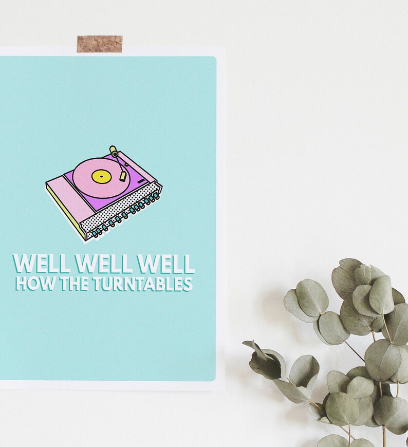 Well Well Well How The Turntables The Office Michael Etsy