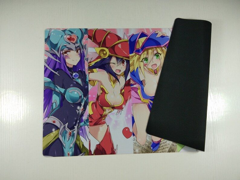 Dark Magician Girl Yugioh Duel Battlefield Custom Playmat CCG Etsy