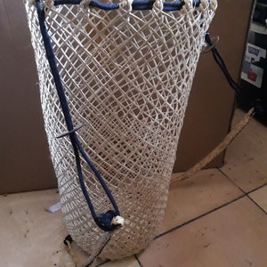 Fisherman Anjat Borneo Natural Rattan Backpack Basket Beach Bag