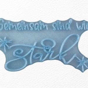 Together we are strong - saying ceramic stamp