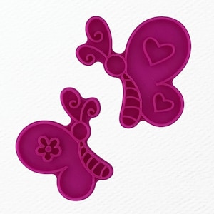 Cute Butterflies Set of 2 - Ceramic Stamp Set