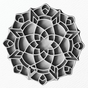 Shorty 4 - Francobollo in ceramica Mandala Temple