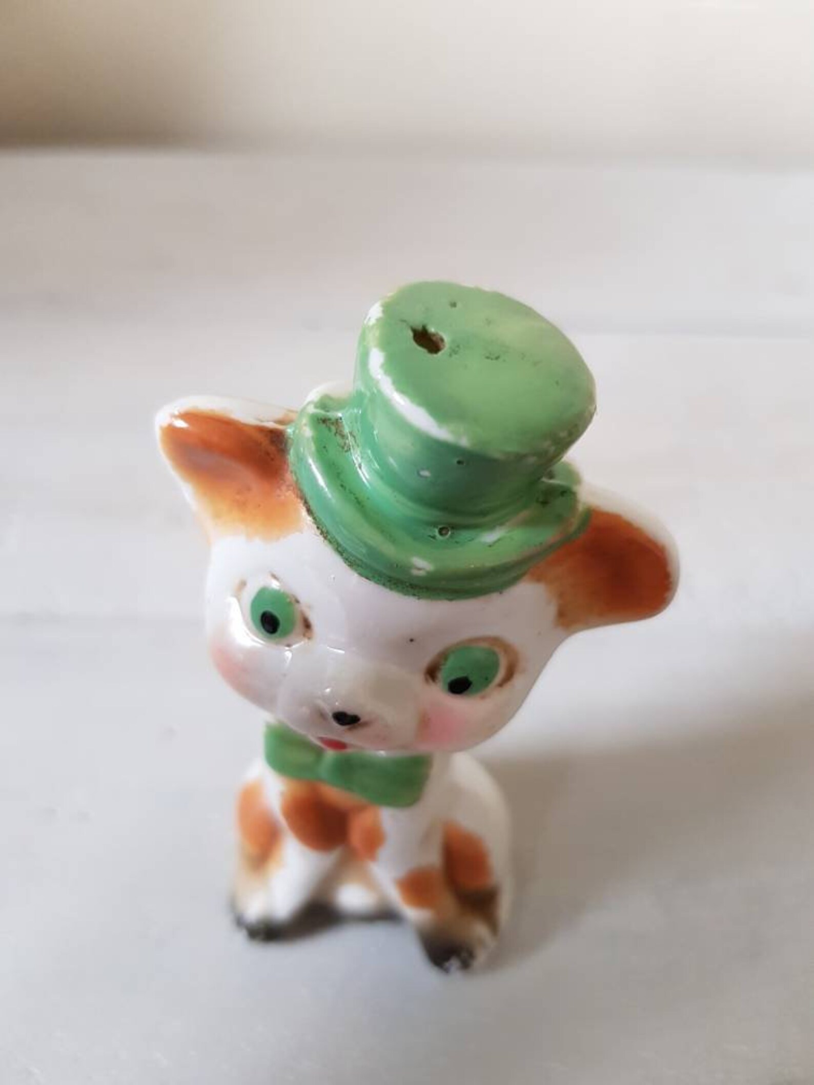 Vintage cat ornament made in japan Etsy