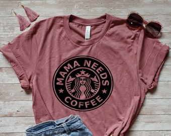 Maman a besoin de café - t-shirt unisexe, chemise de maman, chemise de maman drôle, chemise de café, chemise d'amant de café, t-shirt de café, cadeau pour maman, cadeau pour le café