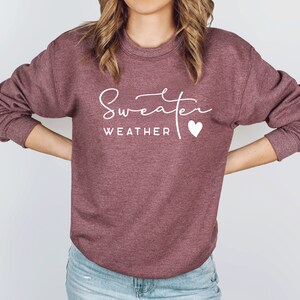 sweater weather, fall sweatshirt, autumn sweatshirt, holiday gift, Fall vibes, Unisex sweatshirt