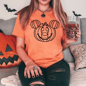 Mickey Mouse Pumkin shirt, Autumn Disney shirt, Halloween Disney tshirt, Mickey shirt, Pumpkin fall, Unisex shirt
