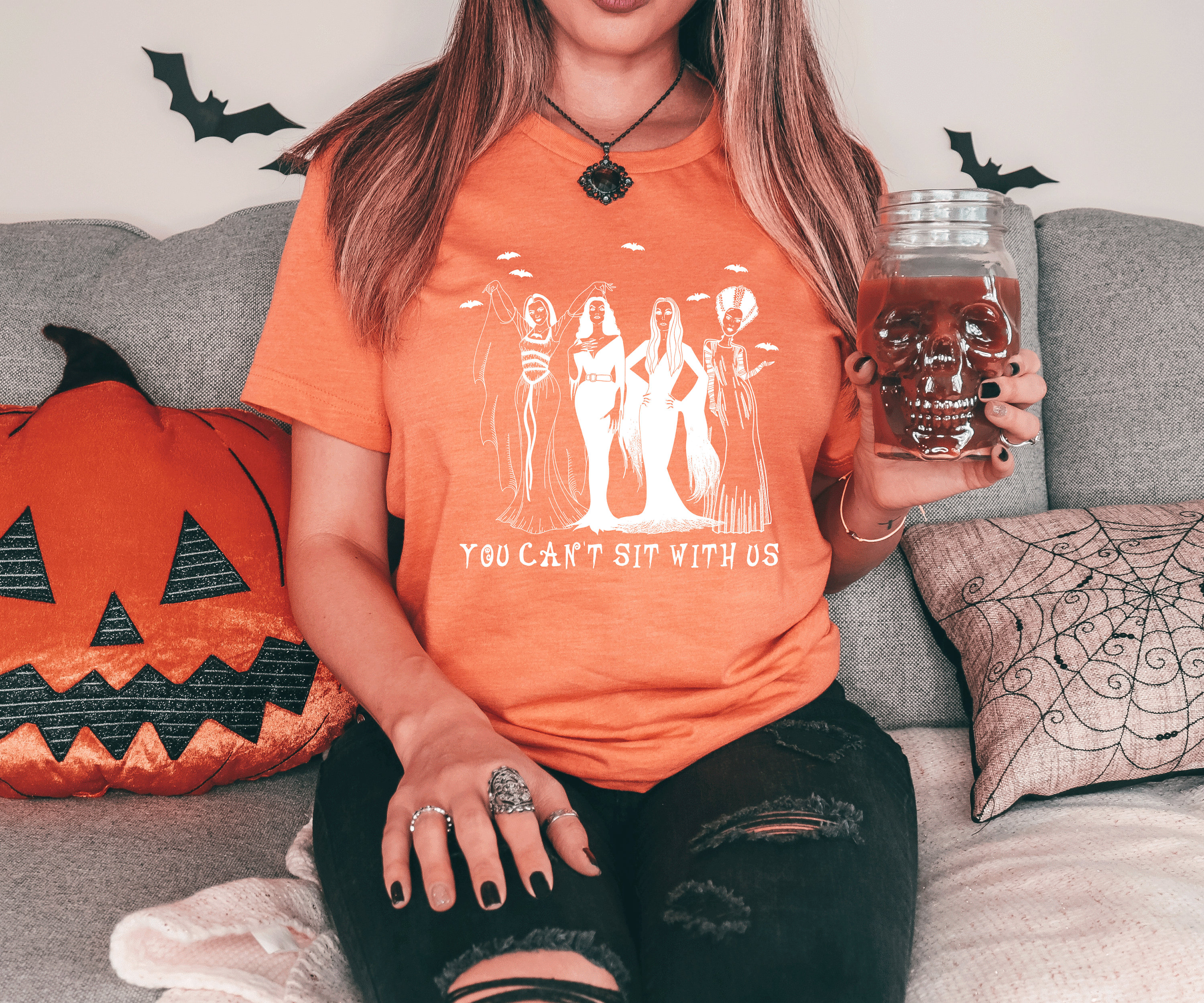 You Can't Sit With Us, Witches Shirt, Halloween Tshirt, Elvira
