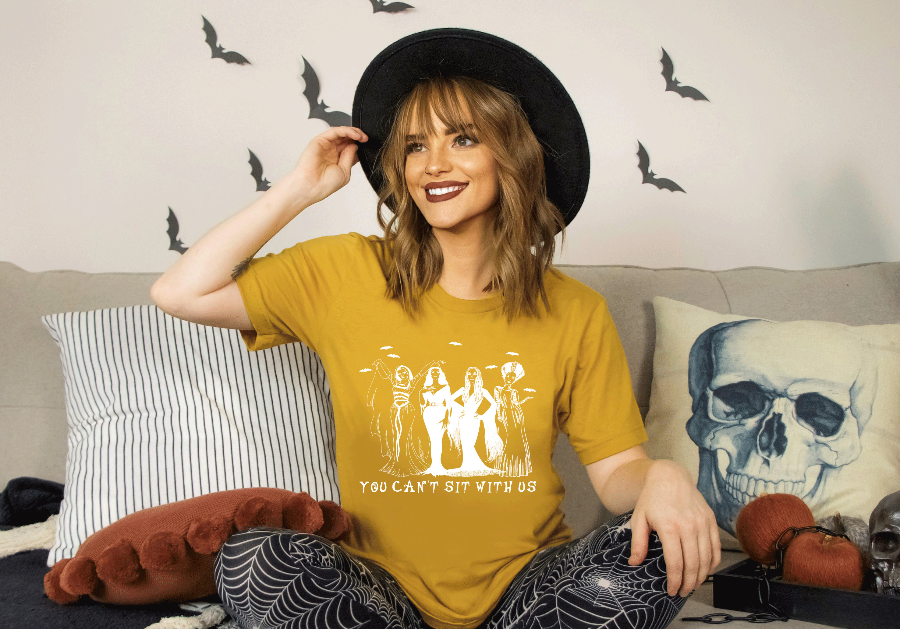 You Can't Sit With Us, Witches Shirt, Halloween Tshirt, Elvira