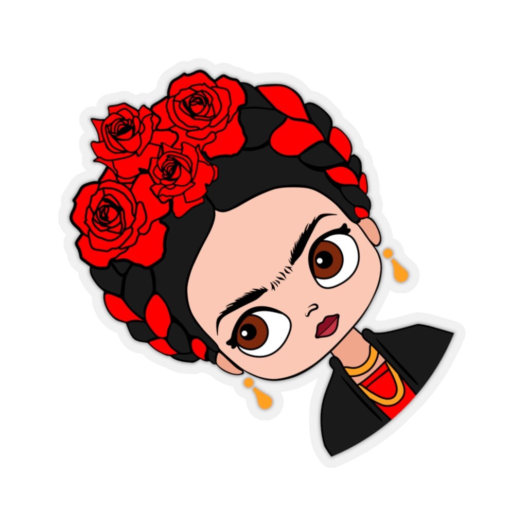 Frida Kahlo, Frida sticker, Viva la vida, Frida Kiss-Cut Stickers