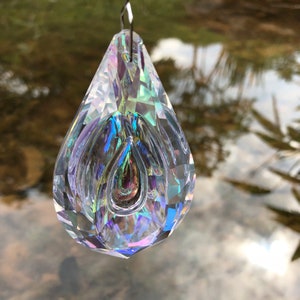 Prism Sun Catcher,Hanging Windows Crystal,Rainbow Light Catcher,AB Crystal Sun Catcher,Windows Ornaments,Christmas Ornaments/Gifts image 8