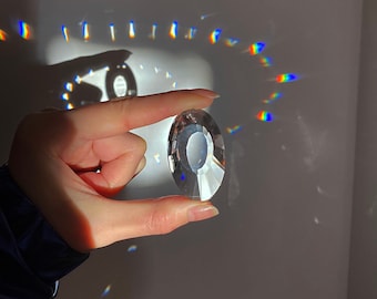 Clear Crystal Ball Chandelier Lamp Part Prisms Rainbow Suncatcher Pendant 50mm 