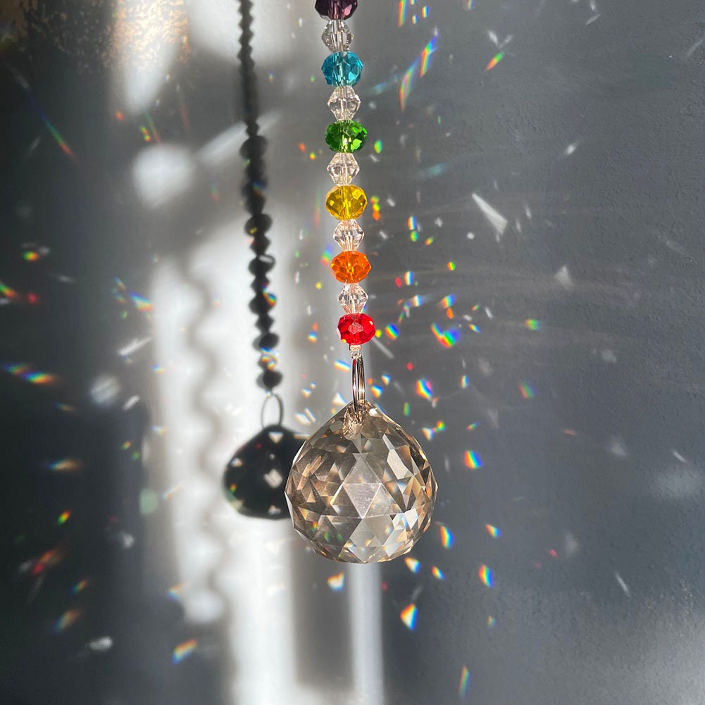 30mm Silver Prism Suncatcher,
