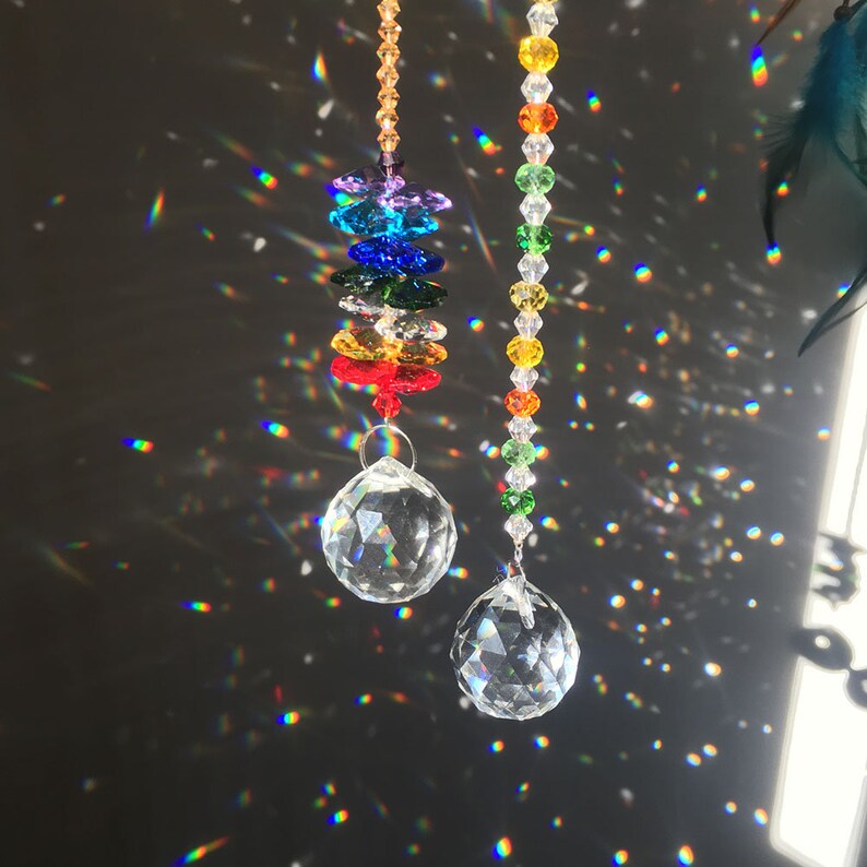 Rainbow Maker Crystal Suncatchers Window Hanging Suncatchers Etsy