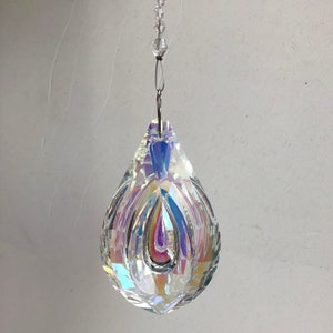 Prism Sun Catcher,Hanging Windows Crystal,Rainbow Light Catcher,AB Crystal Sun Catcher,Windows Ornaments,Christmas Ornaments/Gifts image 4