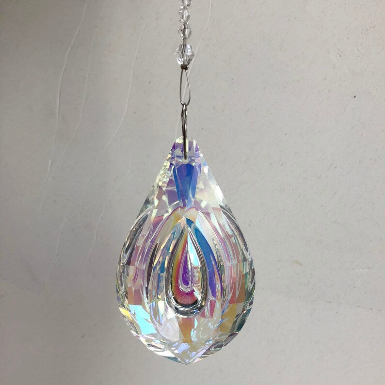Prism Sun Catcher,Hanging Windows Crystal,Rainbow Light Catcher,AB Crystal Sun Catcher,Windows Ornaments,Christmas Ornaments/Gifts image 4