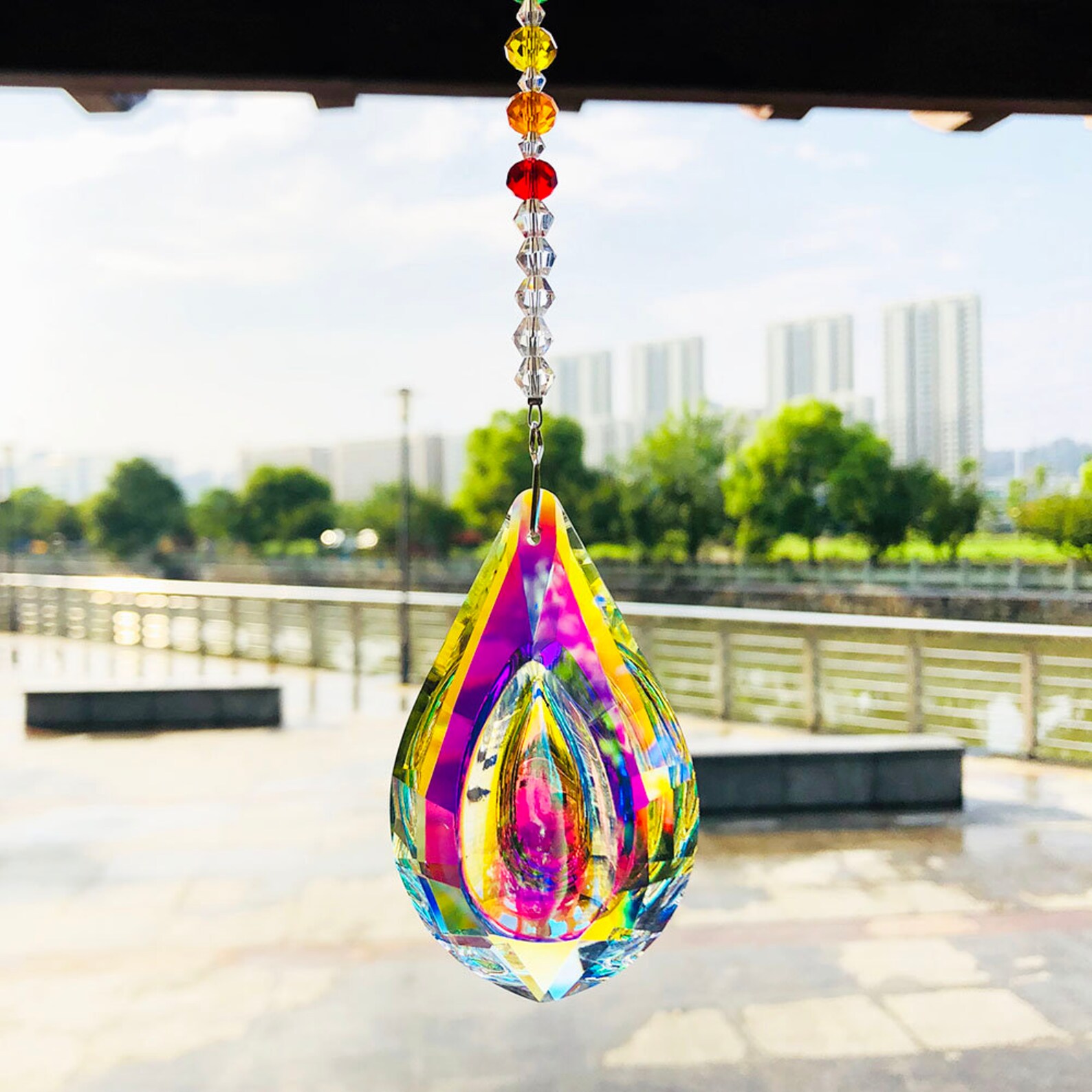 Prism Suncatcher Hanging Window CrystalsRainbow Light Etsy