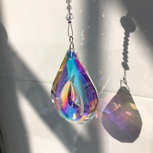 Prism Sun Catcher,Hanging Windows Crystal,Rainbow Light Catcher,AB Crystal Sun Catcher,Windows Ornaments,Christmas Ornaments/Gifts image 2