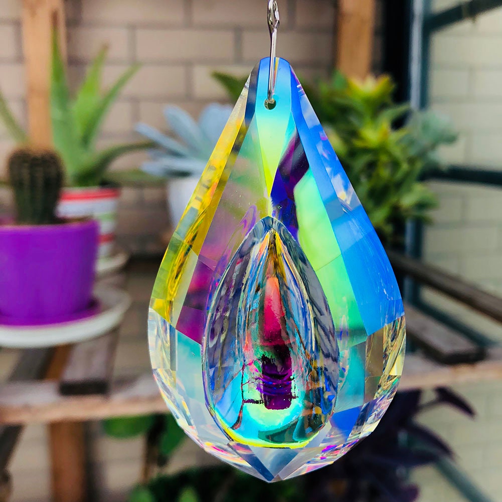 Prism Suncatcher Hanging Window CrystalsRainbow Light Etsy